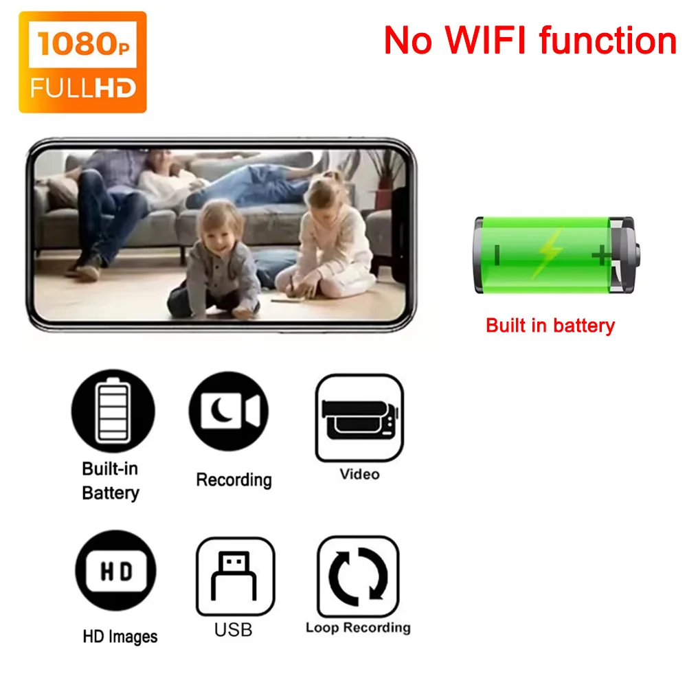 High Quality Long Recording HD 1080P Mini Sports Cameras Dv DVR Security Cameras Loop Recording Cam