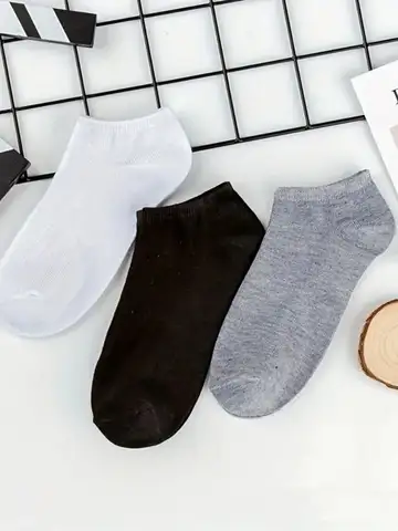 5/10-Pack Unisex Comfort-Fit Ankle Socks for All, Breathable & Lightweight - Ideal for Sports & Daily Wear