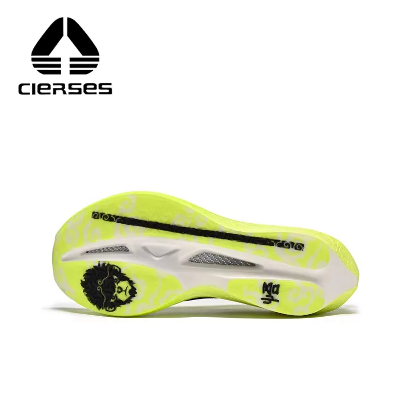 CIERSES WUKONG1.0 Running Shoes Marathon Carbon Plate Men  Racing Breathable Cushioning Non-Slip Sneakers  2434