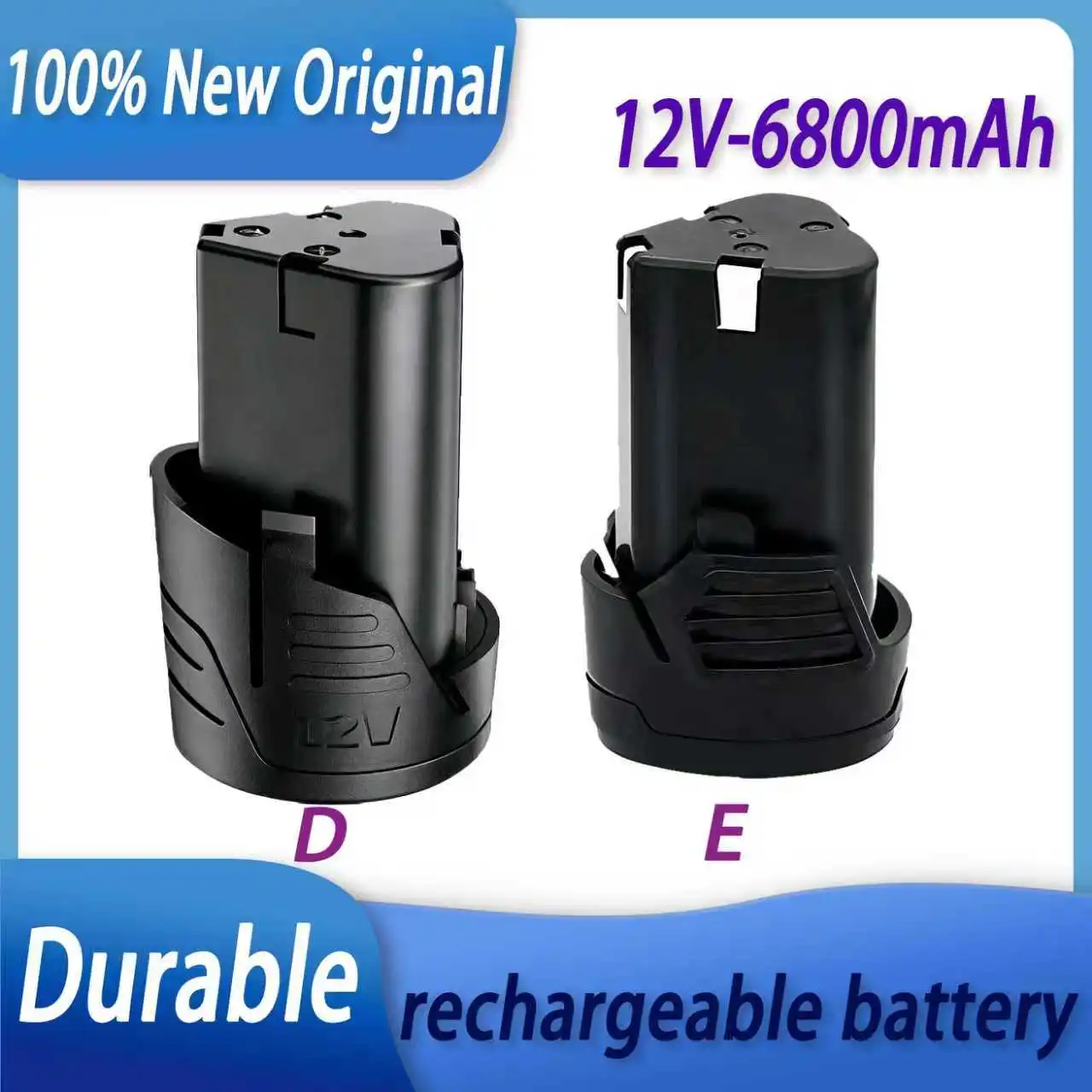 

100%.New.Universal 12V 6800mAh Rechargeable Li-ion Lithium Battery For Power Tools Electric drill Electric Screwdriver Battery