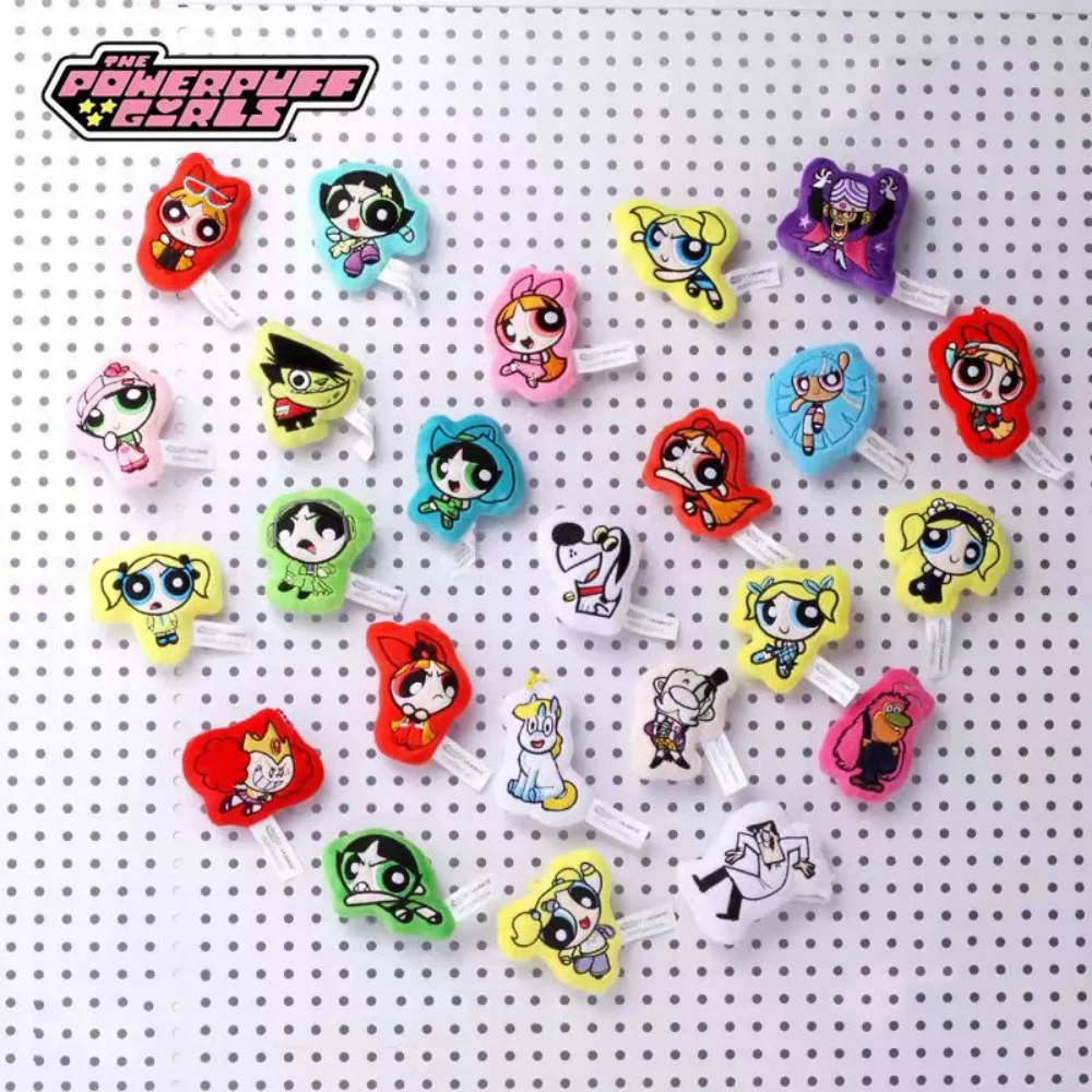 

Подлинная магнитная плюшевая кукла The Powerpuff Girl, слепая сумка, милые пузыри, чашка с героями мультфильмов, украшение для рюкзака, куклы, подарки-сюрпризы