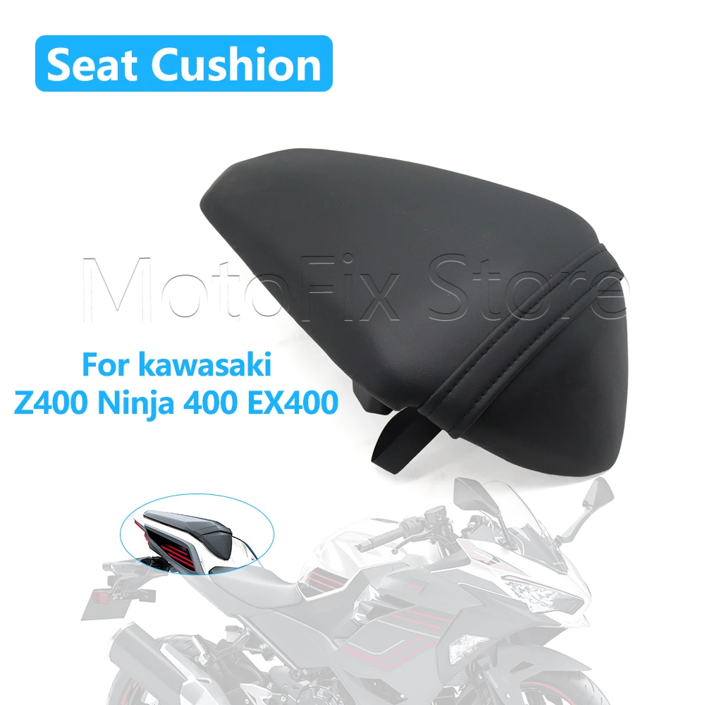 

Motorcycle Rear Seat Passenger Cushion Pillion Seat For kawasaki Z400 Ninja 400 Ninja400 EX400 2018-2024 2023 2022 2021 2020