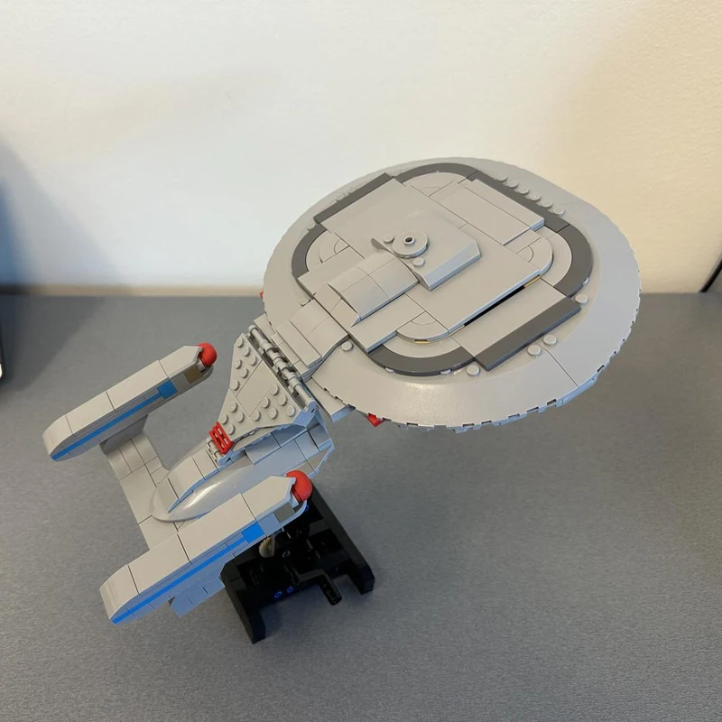 بريكلينك ستار فيلم المركبة الفضائية المؤسسة NCC-1701 ديسكفري فوياجر NX-01 دلتا MOC سفينة الفضاء مجموعات اللبنات ألعاب أطفال هدية