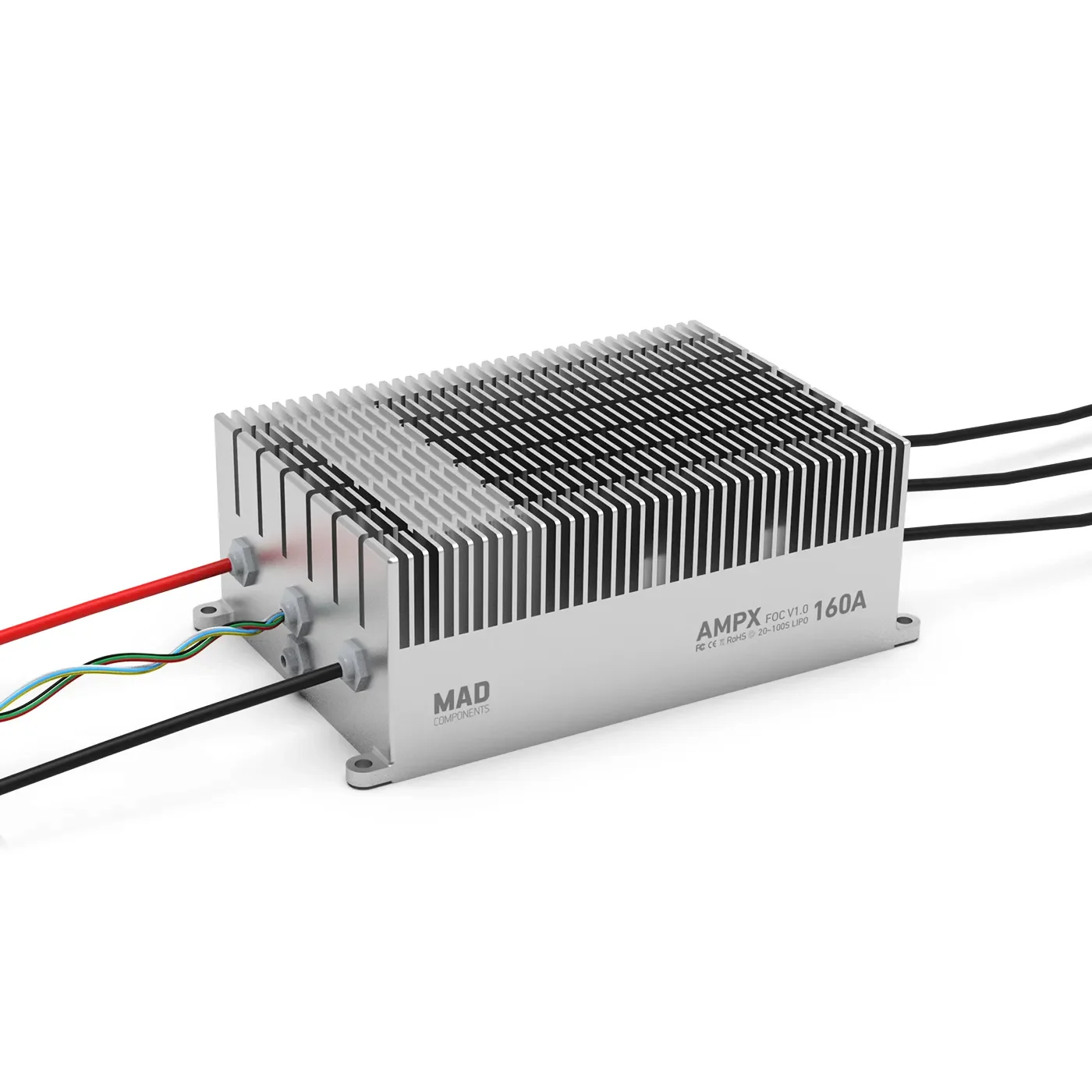 MAD AMPX FOC 160A 80~510V ESC Regulator Plastic Motor Controller for High Load Multirotor Unmanned Dr-one Vtol