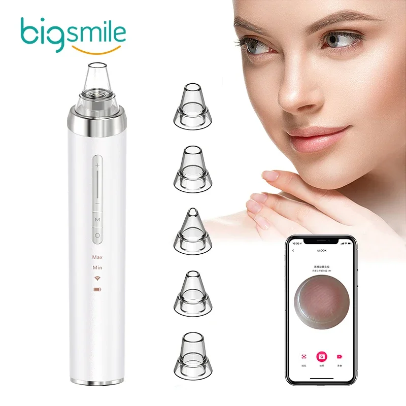 

Bigsmile Visual vacuum blackhead remover WIFI Visible Suction Blackhead Remover With Camera