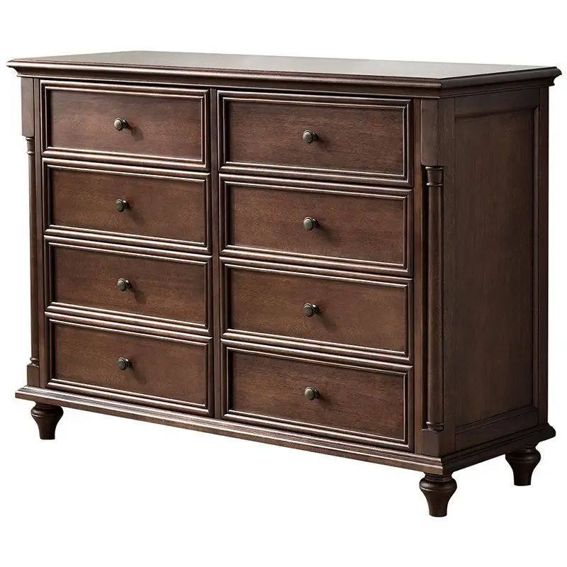 

American solid wood chest of drawers , wall cabinet, bedroom chest of drawers, storage cabinet, master bedroom bedside cabinet