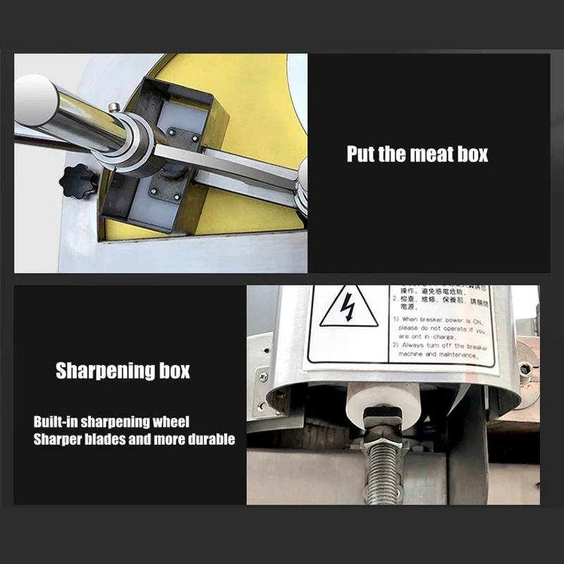 ماكينة تقطيع اللحوم الكهربائية 110 فولت/220 فولت قطاعة اللحوم المنزلية التجارية ماكينة تقطيع الخضراوات من الفولاذ المقاوم للصدأ قطاعة اللحوم