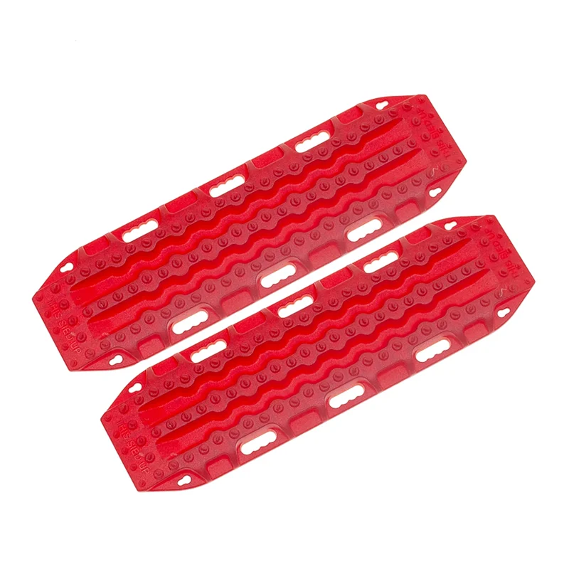 Excellent-2PCS RC Car Upgrade Escape Plate Protection Plate For 1/10 SCX10 TRX4 TRX6 RC Car Upgrade Accessories Red