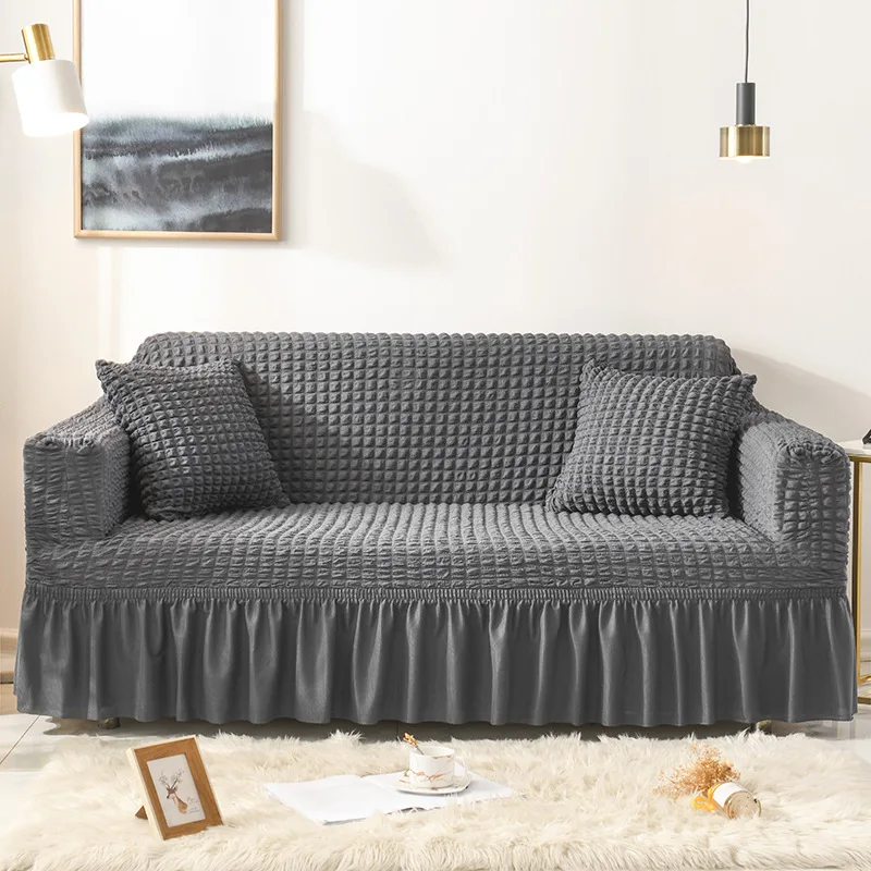 Armchair Slipcover Sofa Cover for Living Room Sofa Couch Cover Universal High Stretchable Durable Furniture Protector with Skirt