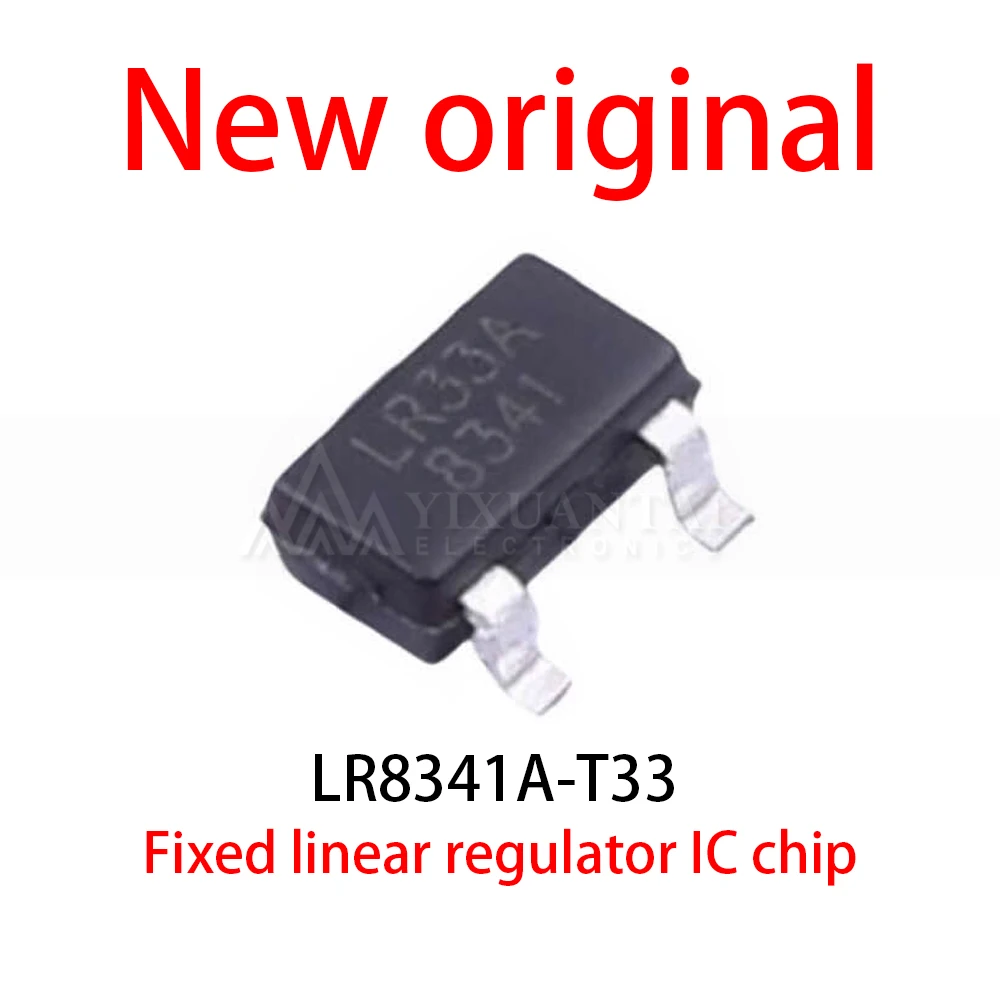 1-100Pcs/Lot New original LR8341A-T33 8341 LR8341A LR8341 patch SOT23-3 fixed linear regulator IC chip ﻿
