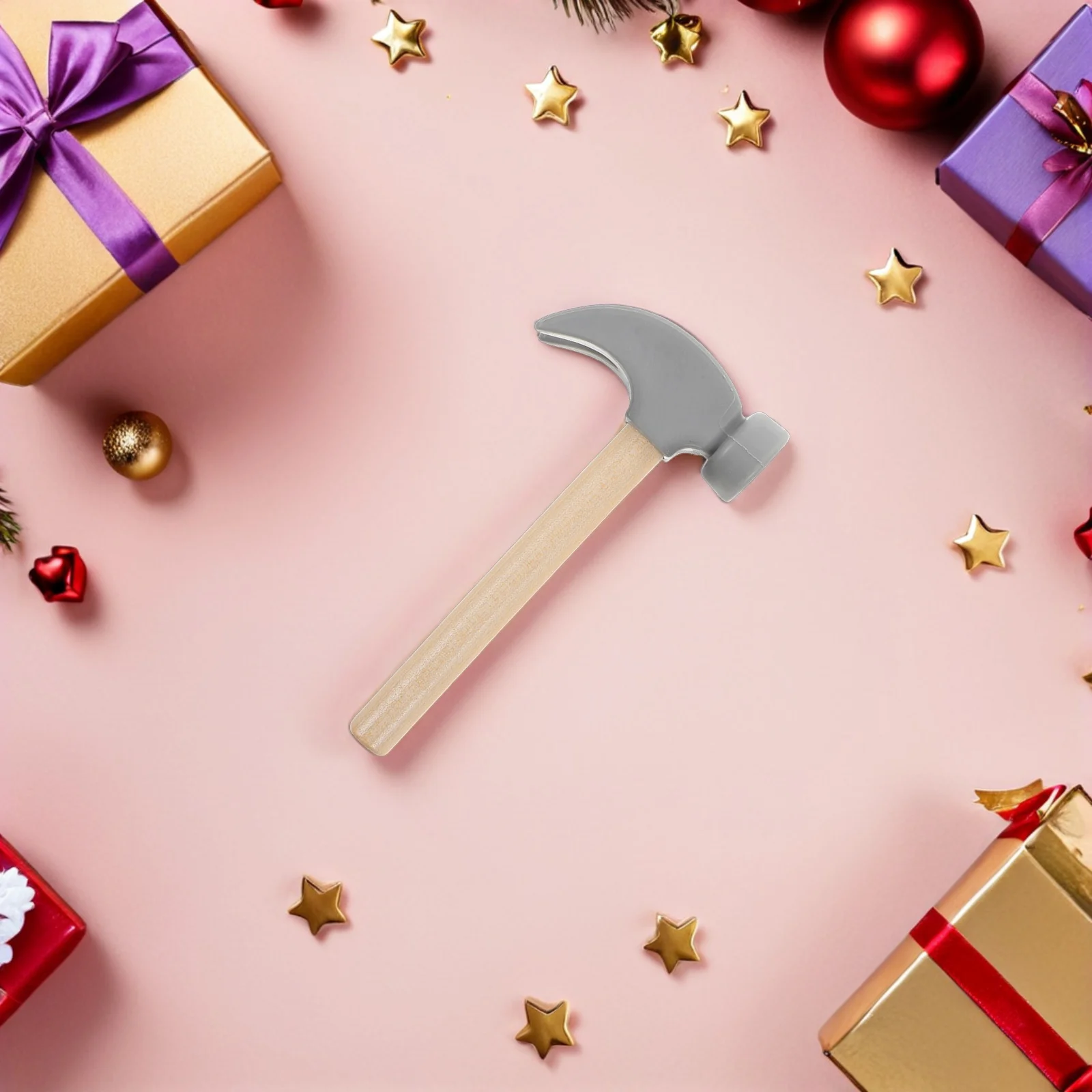 

5Pcs Kids Wooden Hammer Simulation Maintenance Educational Pretend Construction Pounding Mallet for Birthday Games Early