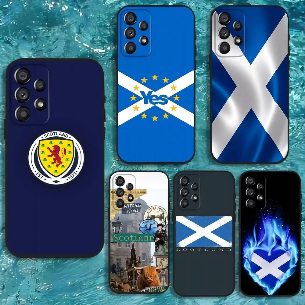 

Scotland Scottish Passport Flag Phone Case For Samsung Galaxy A20,A21s,A22,A31,A32,A52,A53,A72,73,A80 Soft Black Cover