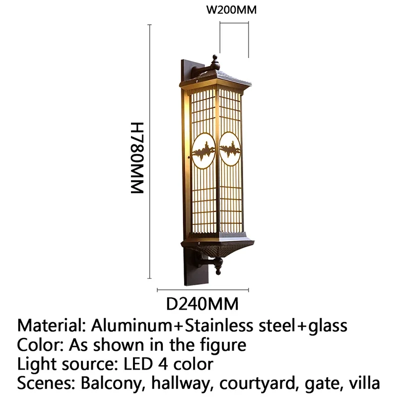 SOURA-Contemporânea LED Lâmpadas de Parede Exterior, Simplicidade Elétrica, Impermeável, Varanda, Corredor, Pátio, Villa, Portão, Hotel