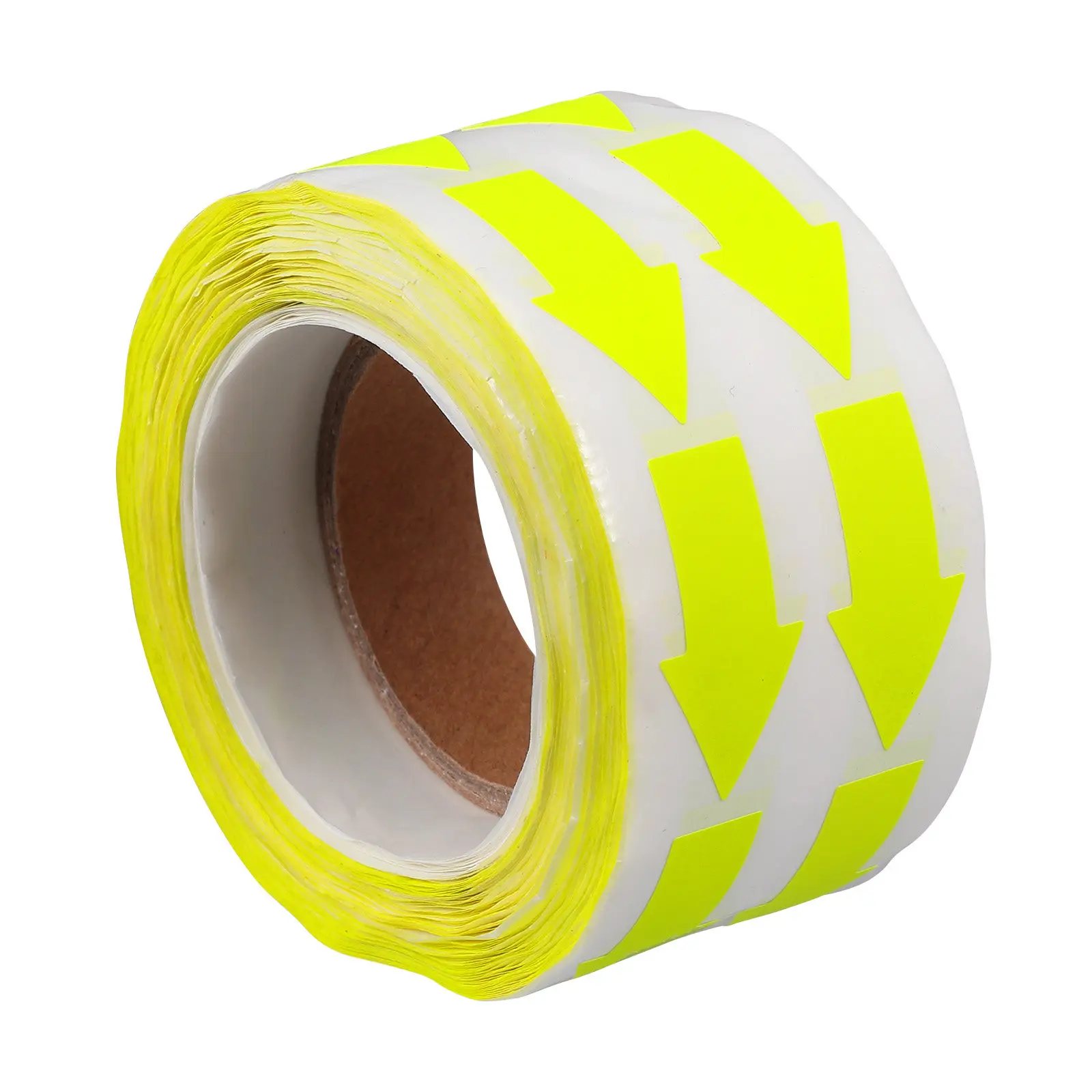 

Fluorescent Arrow Label Stickers Roll Self-Adhesive Bright Decorative Stickers for DIY Crafts Warning Signs Home Office School
