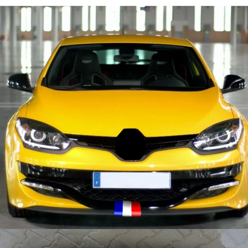 French Flag Car Front Bumper Vinyl Sticker Decal For Renault Megane Mk3 RS 250 265 275 Sport GT