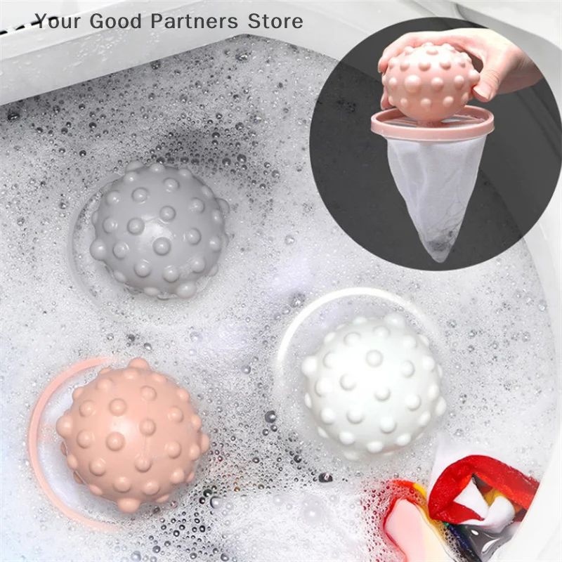 Pet Hair Remover Washing Machine Floating Lint Filter Bag Reusable Laundry Ball Clothes Hair Cleaning Tools Cat Hair Catcher