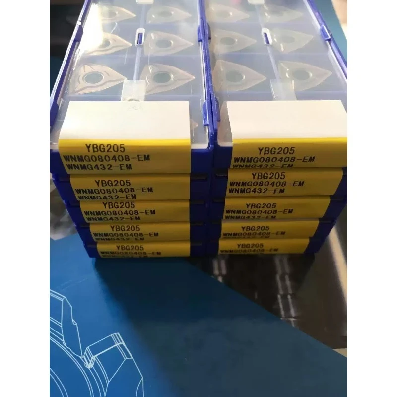 

Оригинальные твердосплавные вставки с ЧПУ YBG205 YBG202 YBG205H YBM153 YBM253 YBM215 WNMG080408-EM WNMG 080408