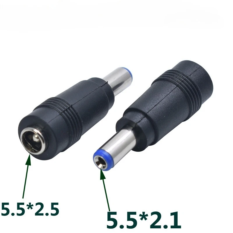 

5.5 X 2.1mm Female To 5.5 X 2.5mm Male DC Power Connector Adapter Laptop Power Adapter for Lenovo/Asus/Acer/Toshiba Laptop