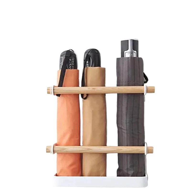 

Creative household umbrella frame Wrought iron umbrella storage rack Door back porch Magnet rack Magnetic refrigerator side