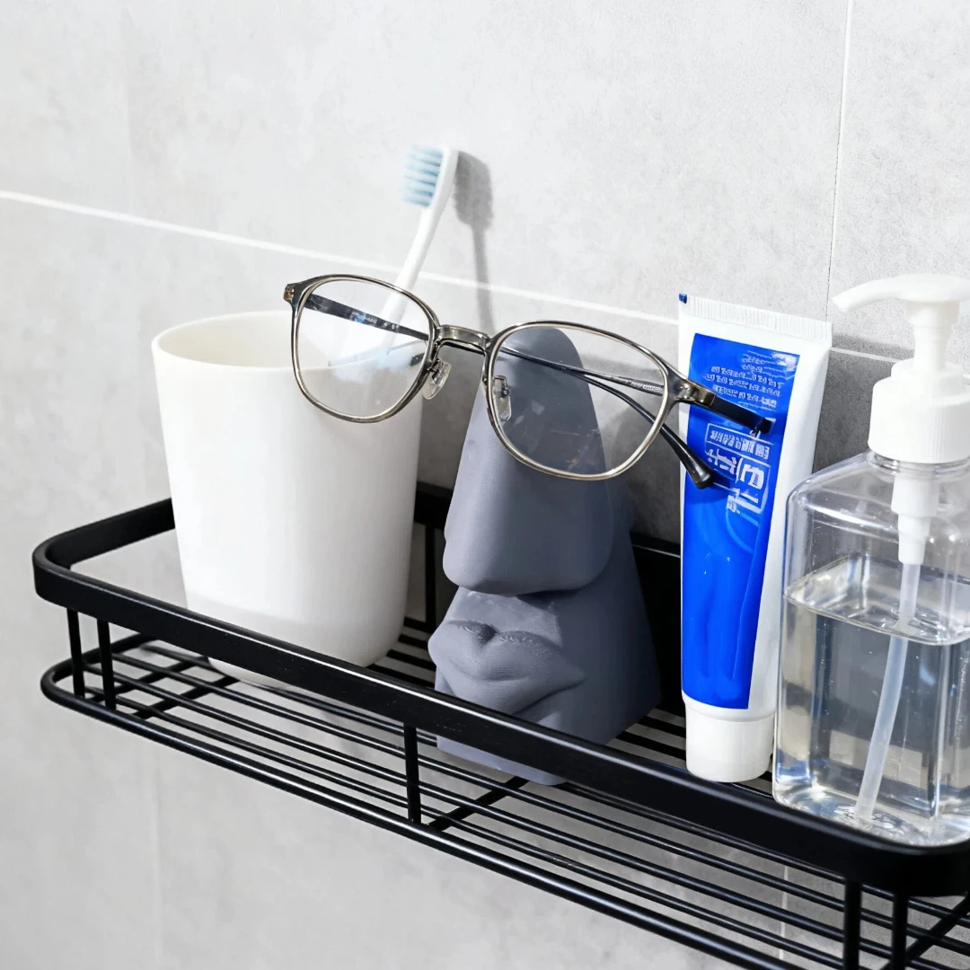 ثلاثية الأبعاد المطبوعة الفن الحلي شخصية الأنف والشفاه شكل سطح المكتب الديكور نظارات حامل ديكور المنزل الإبداعي