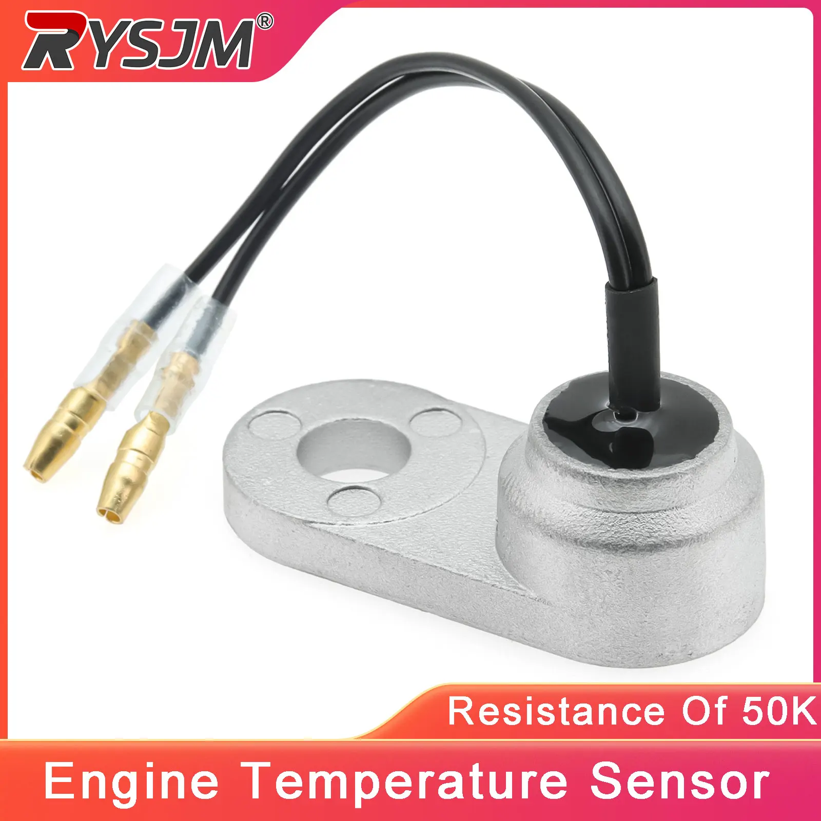 1PCS Engine Temperature Sensor 50K Resistance Truck Engine Water Temp Gauge Sensor
