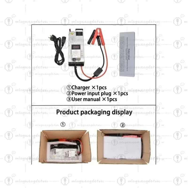 3-15V 3-60A 12V 60A Adjustable Charger 14.6V 20A 40A 60A 12.6V 20A 40A 60A Lithium Polymer For LiFePO4 Battery Lead Acid Battery