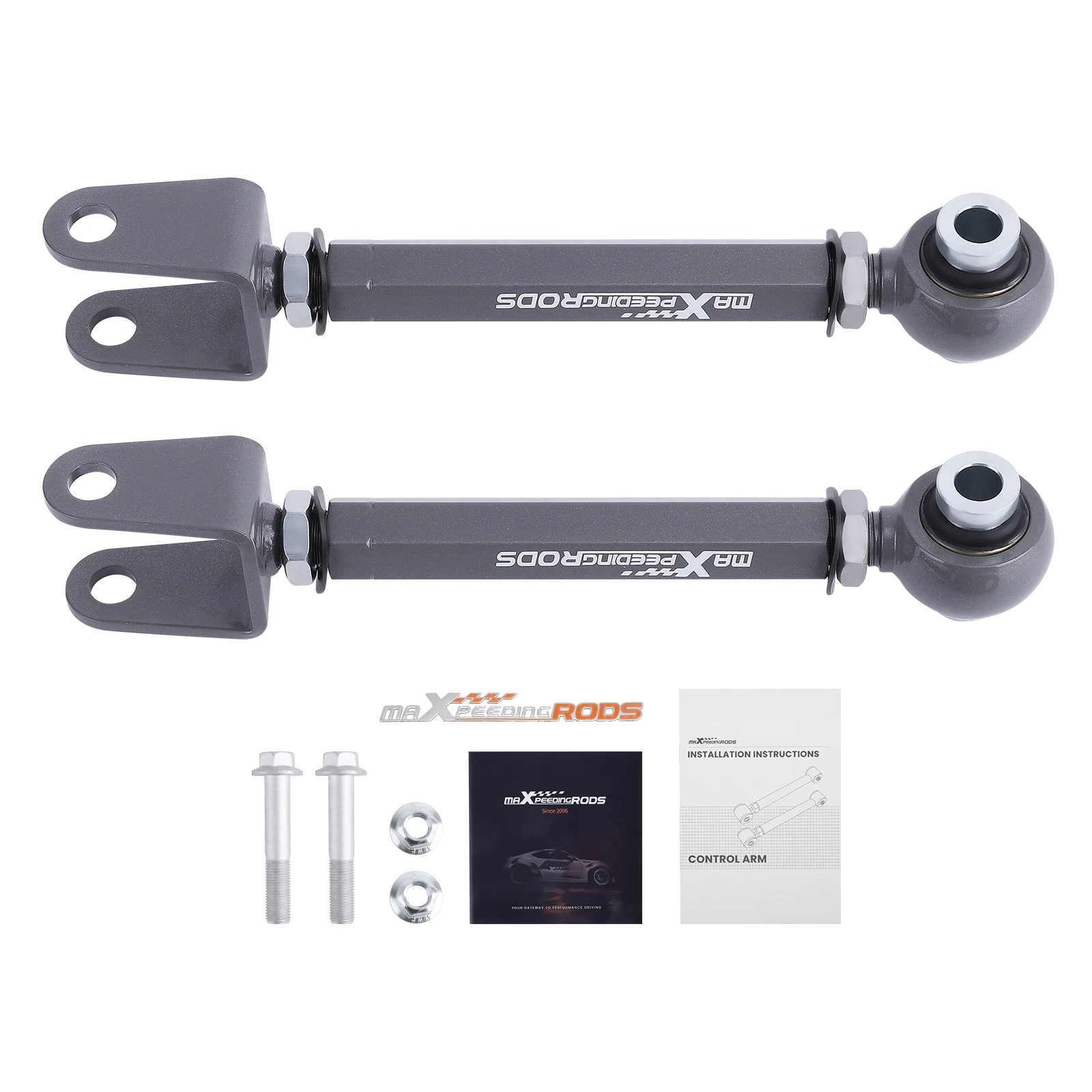 

2x Adjustable Rear Toe Trailing Arms Kit For Ford Mustang 2015 2016 2017-2023