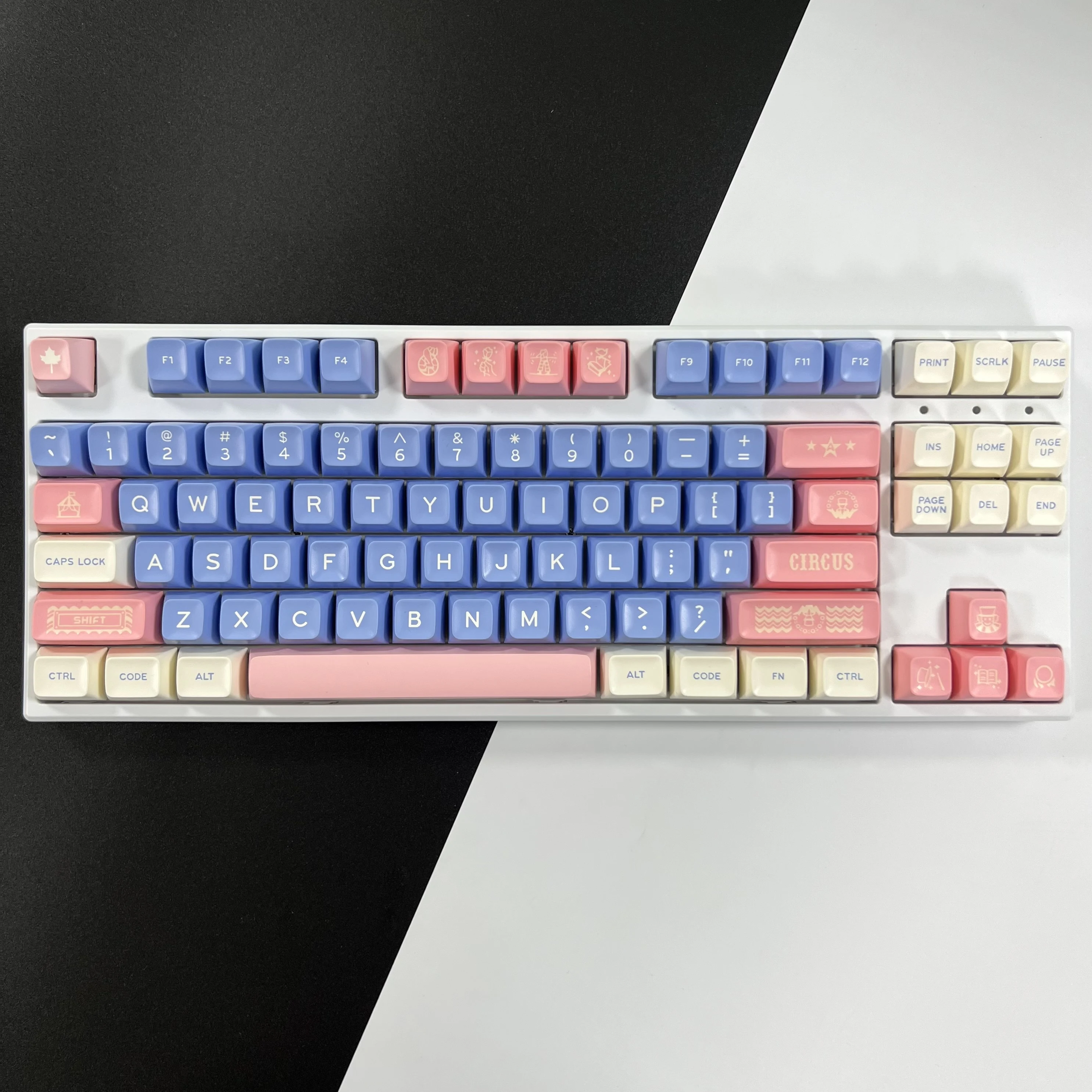 Keycap SA Height Ball Cap ABS Two-color 189-key Full Set Suitable for Mechanical Keyboard Cross Shaft