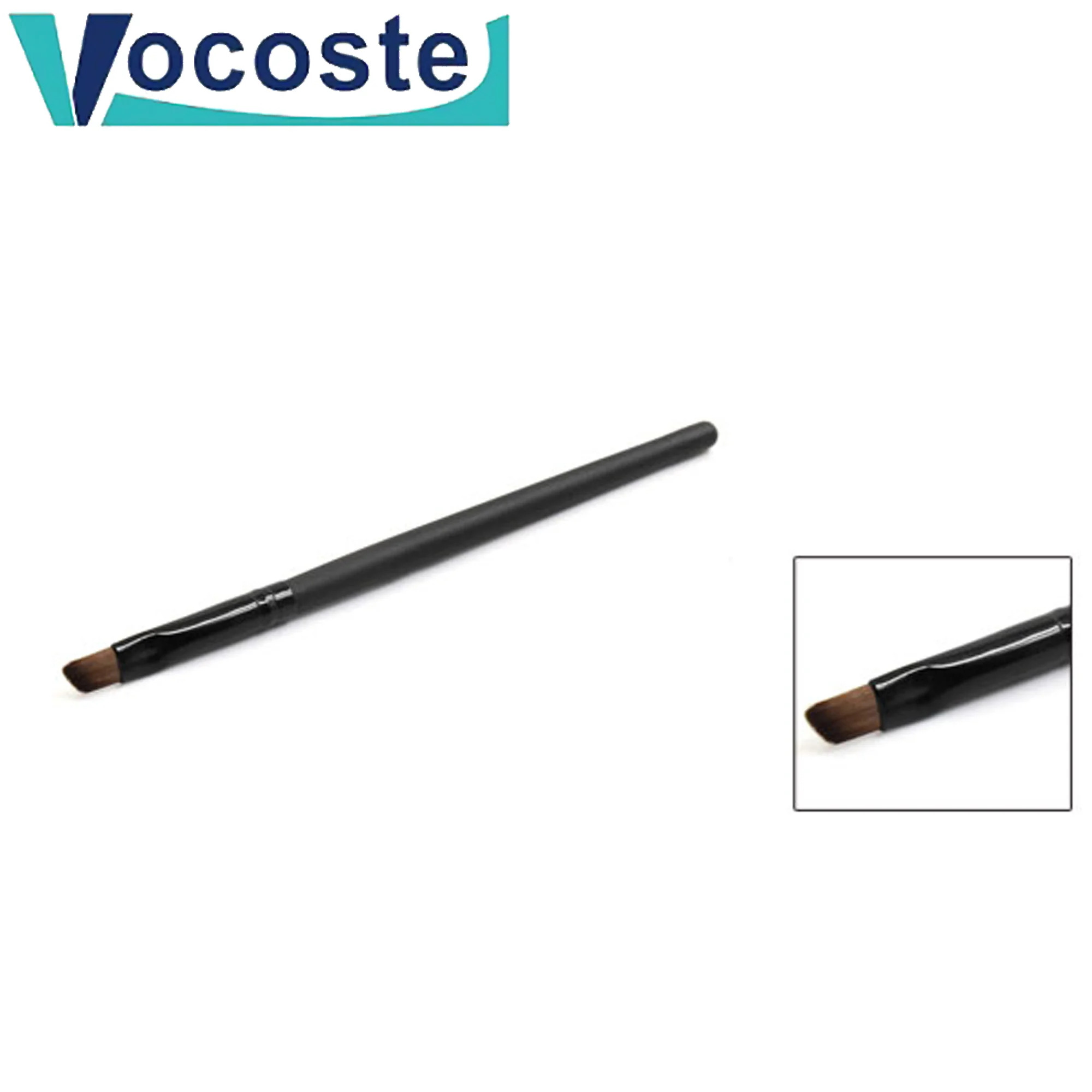 VOCOSTE Thin Eyeliner Makeup Brushes Eyebrow Cosmetics Eyeliner Brush Flat Fine Liner Brow Professional Eyeshadow Make Up Tools