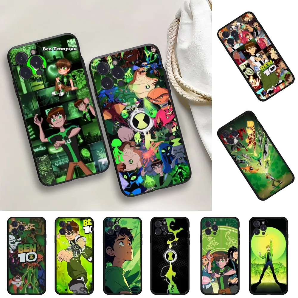 

B-Ben Cartoon 10 Mousepad For iPhone 15 6 7 8 Plus 11 12 13 14 Pro SE 2020 MAX Mini X XS XR Back Funda Cover