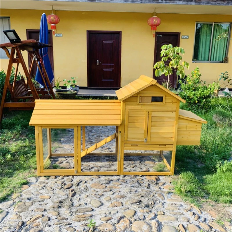 SDC001 Waterproof outdoor large wooden chicken coop chicken cages egg layer chicken coop for laying hens