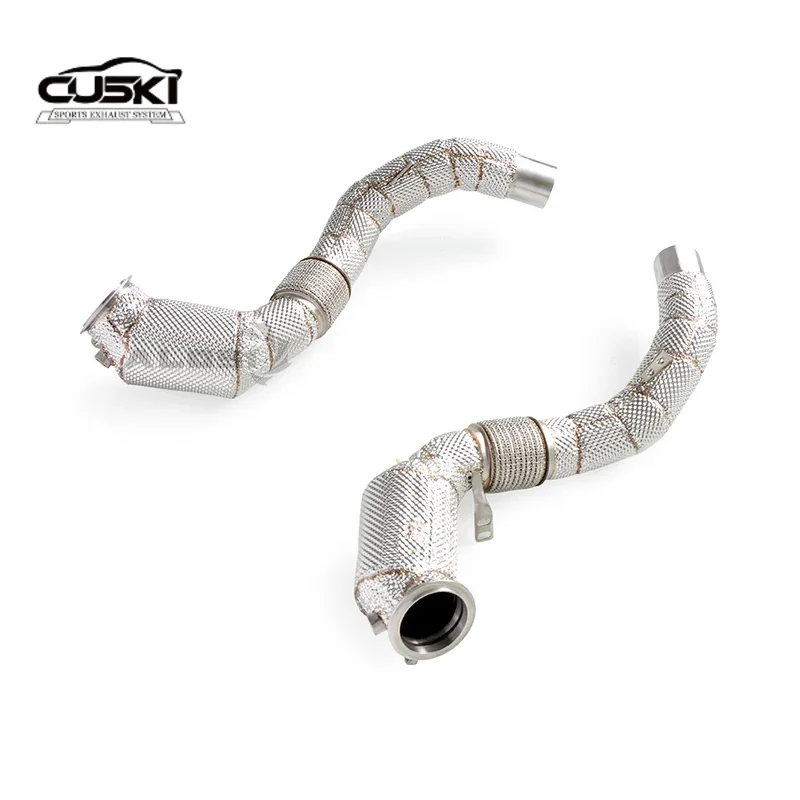 

Высокопроизводительные выхлопные компоненты, подходящие для BMW X5M X6M F85 F86 4.4T 2015-2019, нижняя выхлопная труба из нержавеющей стали