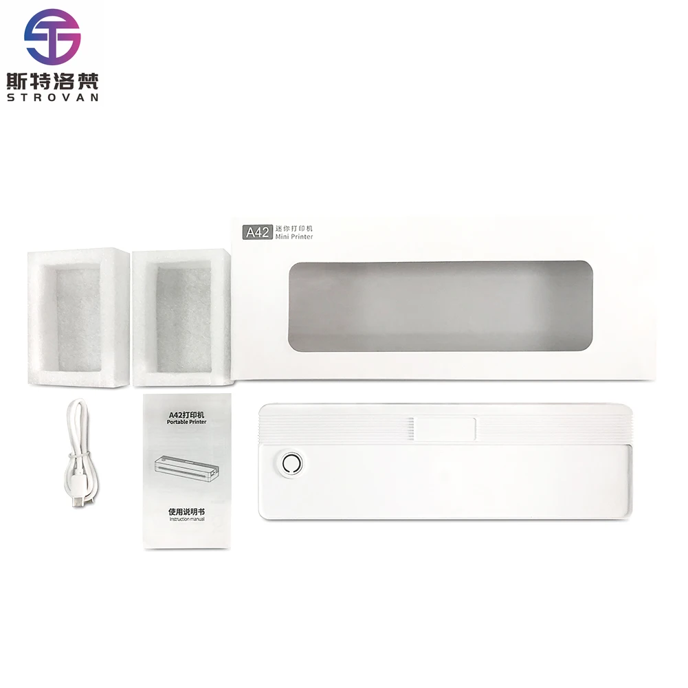 

Universal Thermal Printer Wireless High Speed 4inch Desktop A4 Thermal Barcode Receipt Printer