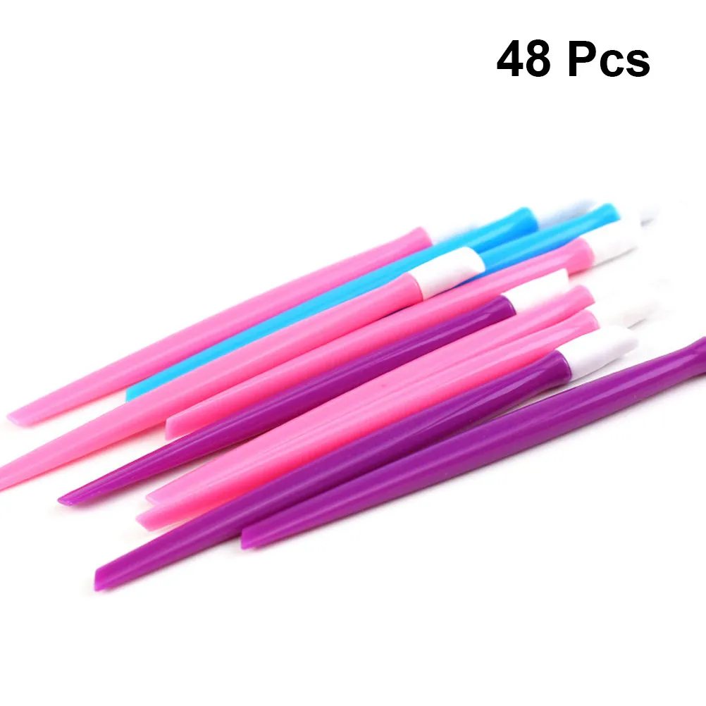 

Набор для тиснения на ногтях из 48 предметов: ручка для нейл-арта с деликатной силиконовой насадкой, не деформирующаяся, для создания узоров на ногтях, для домашнего и салонного маникюра