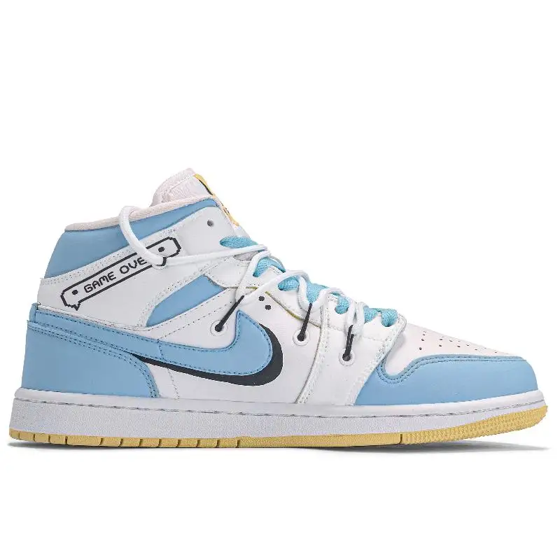 【Customize】Jordan Air Jordan 1 Vintage Basketball Shoes Women's Sneakers shoes BQ6472-701