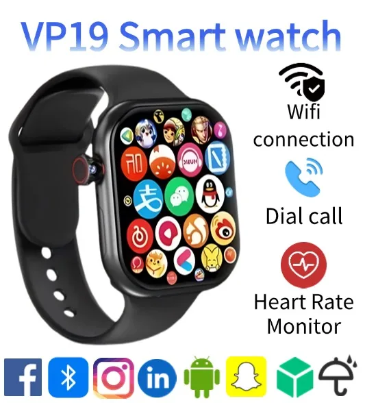 

Смарт-часы последнего поколения VP19 с поддержкой Android IOS, 4G, полная сеть, Wi-Fi, независимая SIM-карта, вращающаяся камера, GPS