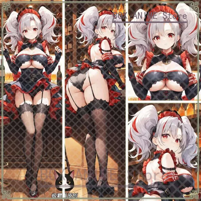 

Azur Lane Prinz Adalbert Dakimakura Hing Corps Taie D'oreiller Косплей Japonais Otaku Housse Coussin Cadeaux De