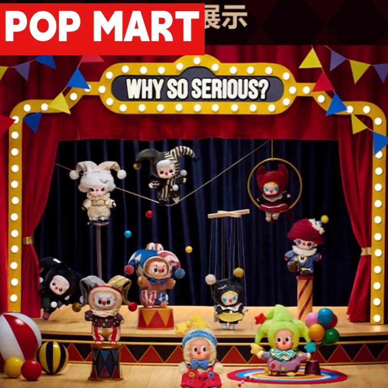 

Genuine Spot POPMART Labubu Halloween Clown Series Vinyl Plush Pendant Labubu Halloween Blind Box Birthday Gift Halloween
