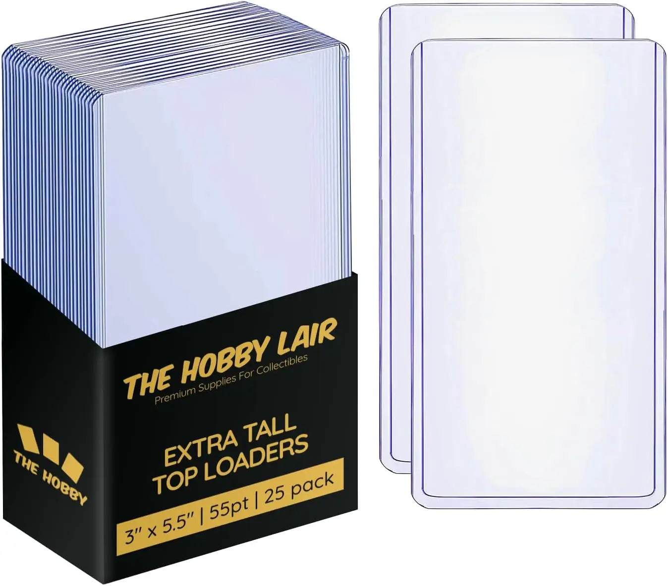 

Tallboy Extra Thick Toploader for Sealed Promo Packs, 3x5.5 Inch, 55pt, 25 Pack, Perfect for TCG PSA Submissions