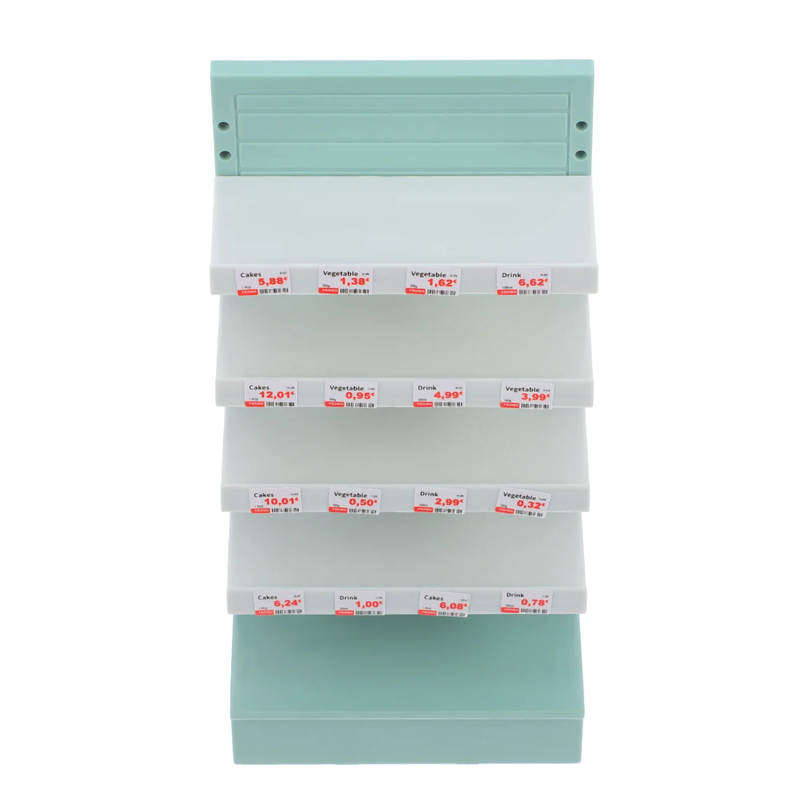 Children's Supermarket Shelves Miniature Storage Rack Stand Shelf Bookshelf Furniture Models Abs House Accessory Toy
