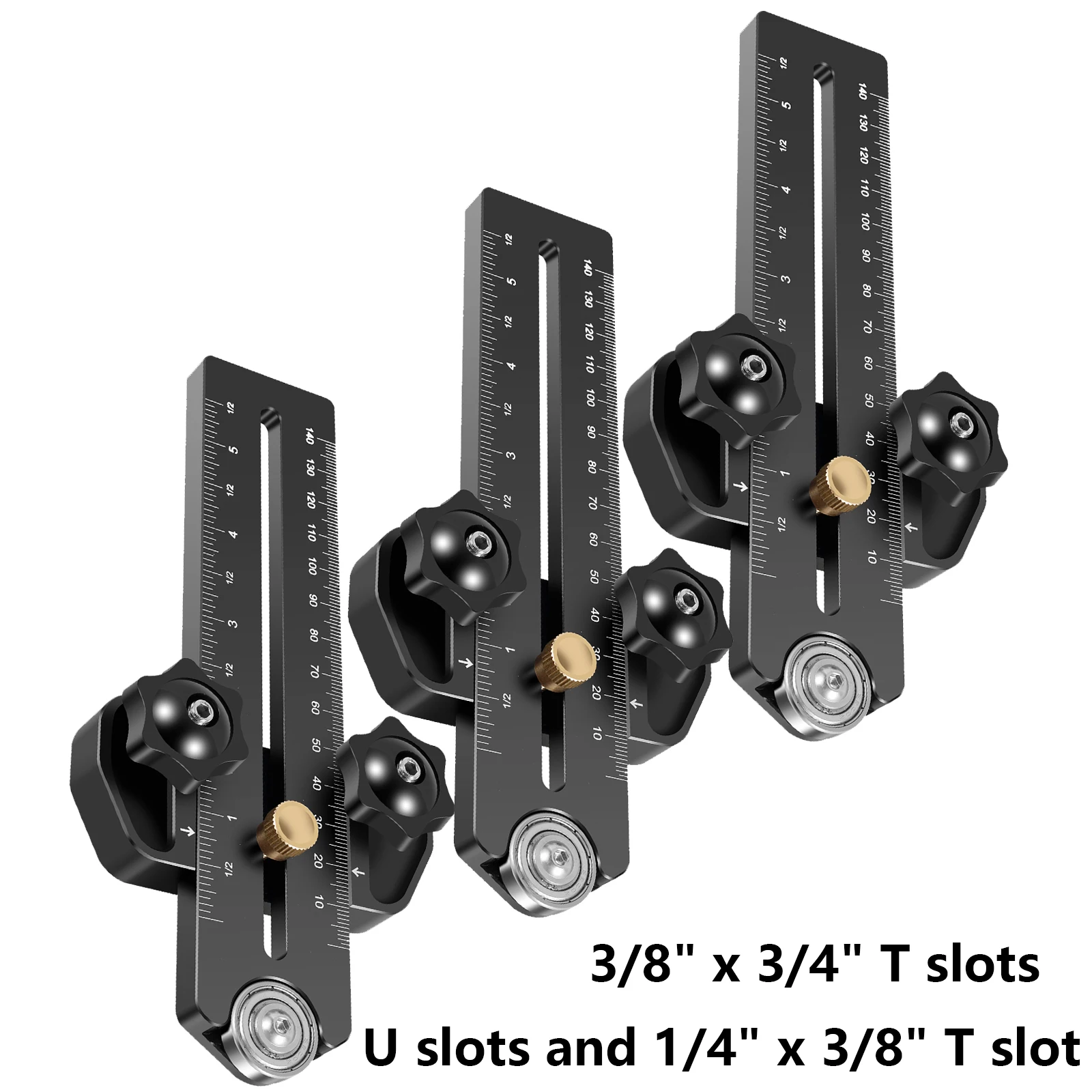 Thin Rip Jig Table Saw Jig Guide for Making Repetitive Narrow Thin Strip Cuts Woodworking Tools Fits for 3/8