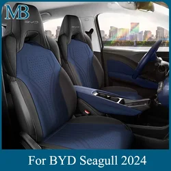 Skóra futrzana do BYD Seagull 2024, poduszka na siedzenie samochodowe, czterosezonowy, oddychający pokrowiec na siedzenie, akcesoria wewnętrzne, artykuły samochodowe