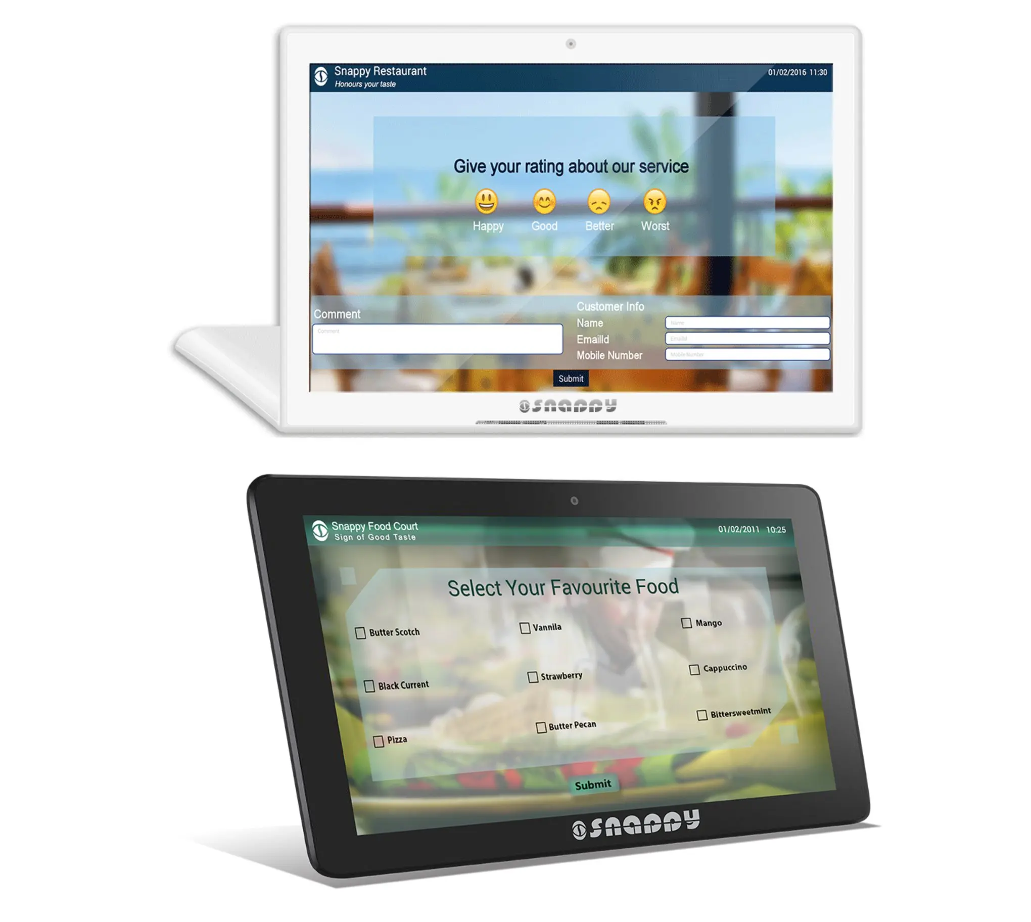 

Snappy Customer Feedback Machine Customers Satisfaction Survey Device