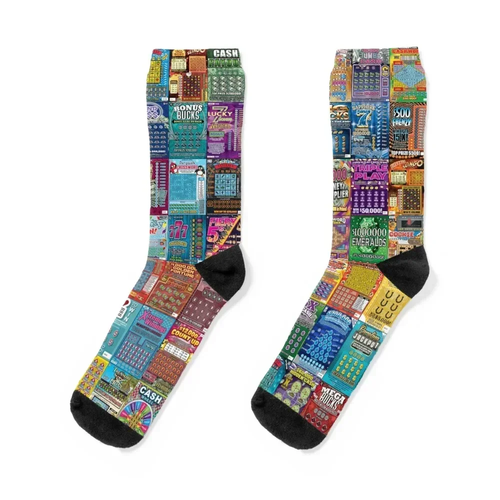 Lottery Socks Men's floral man anti slip football Women's Socks Men's