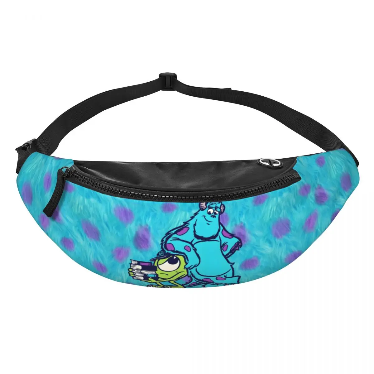 

Custom M-Monsters Anime University Fanny Bag Crossbody Waist Pack Men Women Running Phone Money Pouch