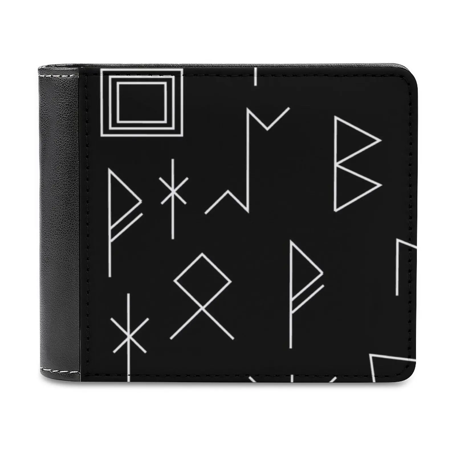 

Runes Of Mystery Men's Wallet Purses Wallets New Design Dollar Price Top Men Leather Wallet Gothic Goth Goth Art Occult Occult