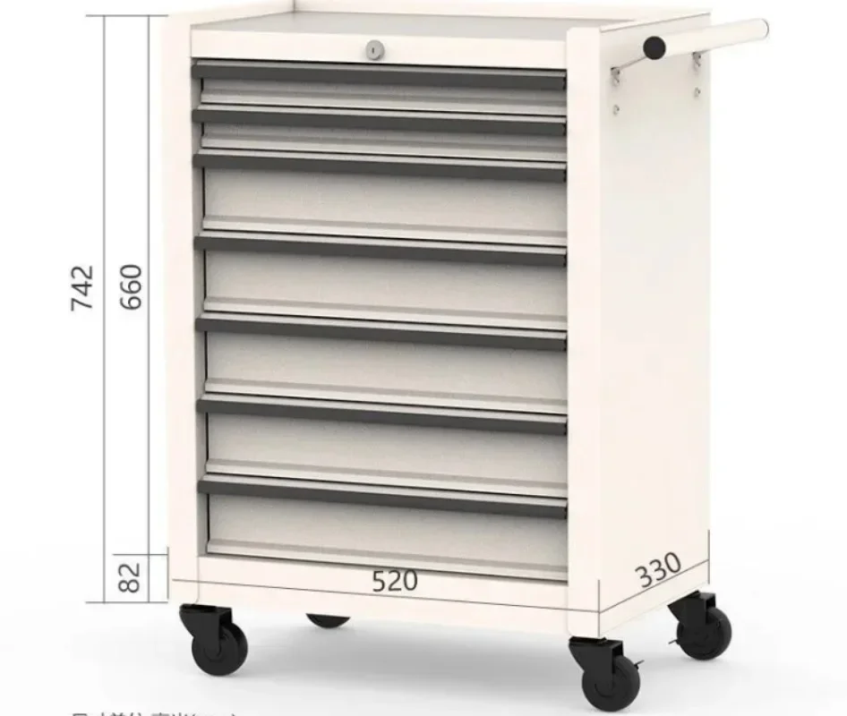 OEM Heavy-Duty Rolling Tool Trolley - Customizable Garage Tool Storage Cabinet Chest