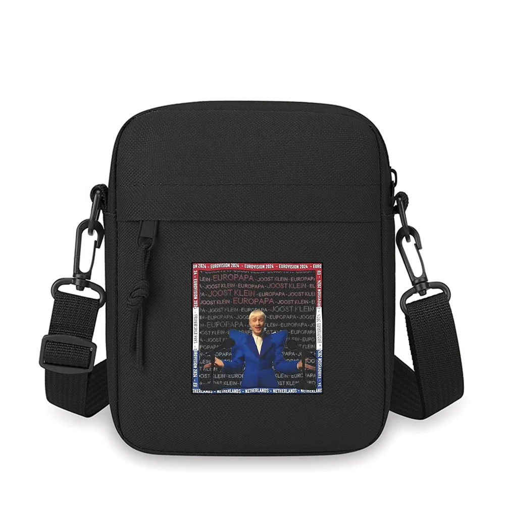 

Singer Klein blue coat stage Men Crossbody Bag Single Shoulder Women Cartoon Anime Film Printing Design Unisex