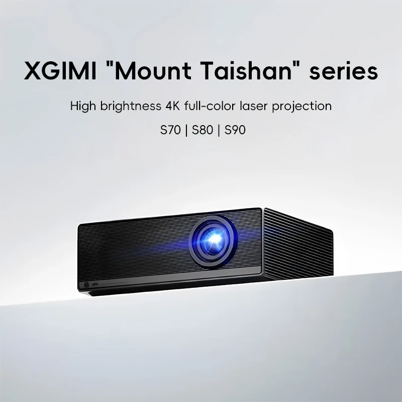 XGIMI Taishan S70/S80/S90 Projectors XR06B 7000Lm Full Color Laser 4K UHD DLP IP6X Dustproof Home Cinema Projector