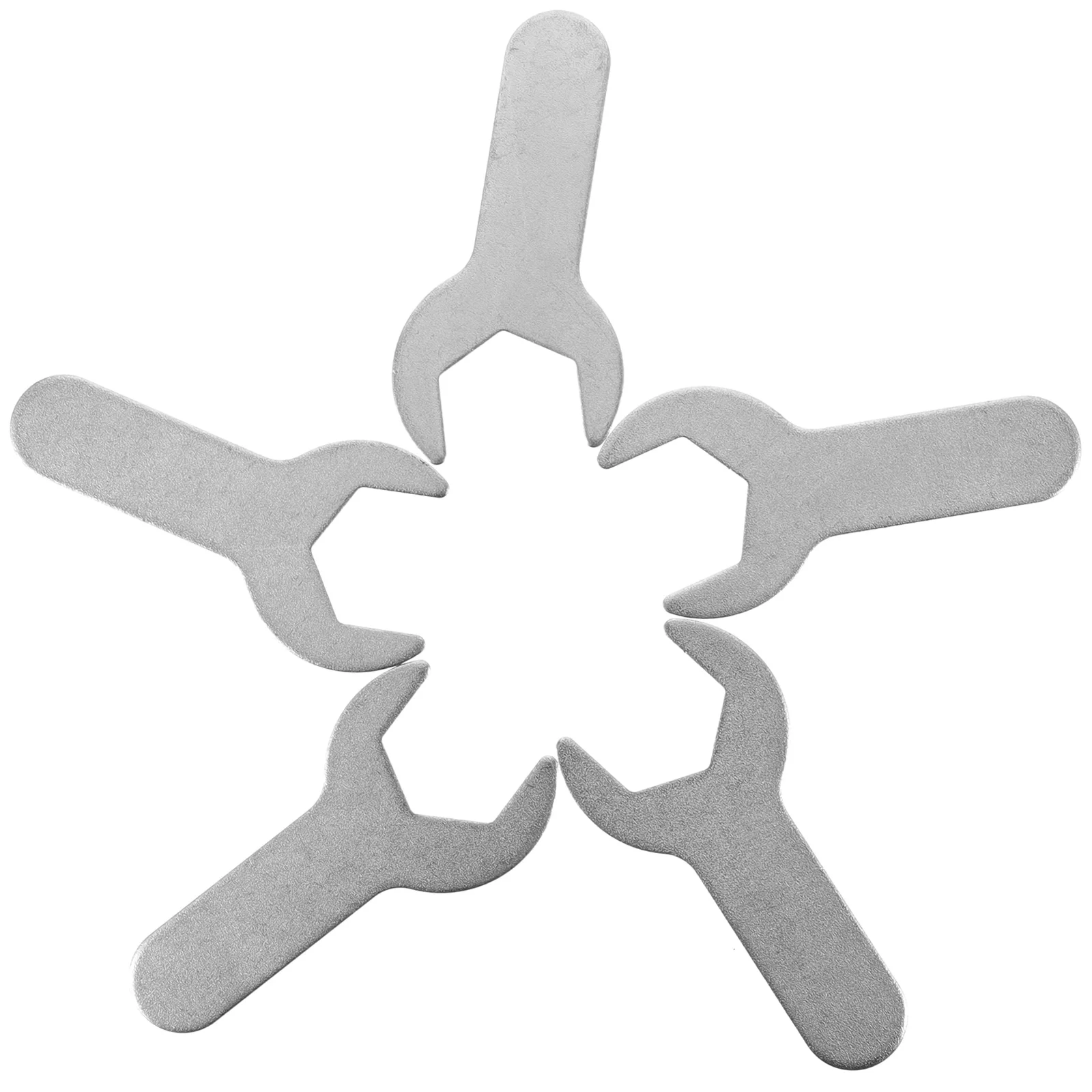 

5pcs Gas Bottle Stainless Steel Multifunctional Hand Tool for Pressure Reducing Valve Cylinder Regulator Spanner Metal Manual